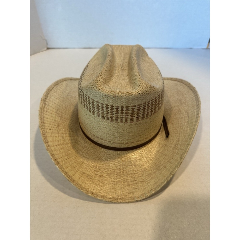Tanbark Dodge City Cowboy Western Hat Made In The USA Size 7 1/8 Birch And Brown